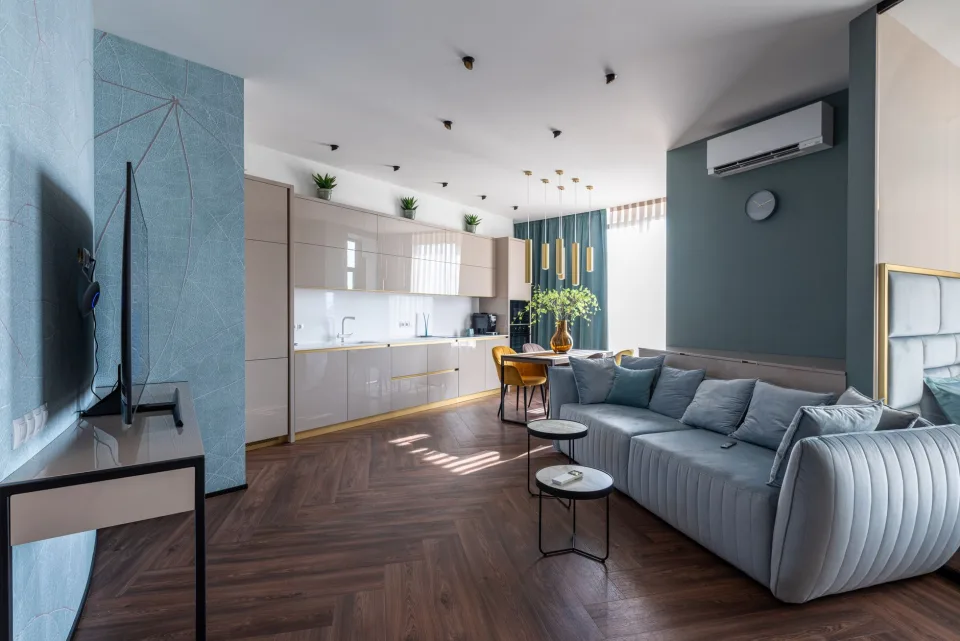 Tủ lạnh sau khi lắp tại nhà khách